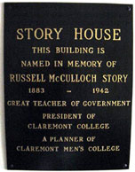 Story House Plaque