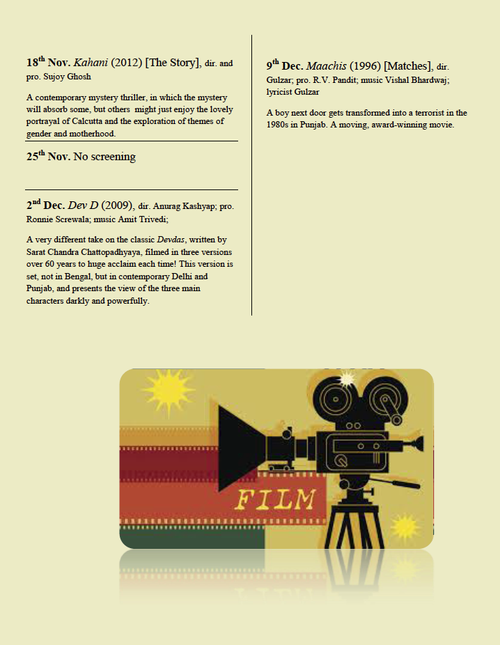 A Semester of Bollywood