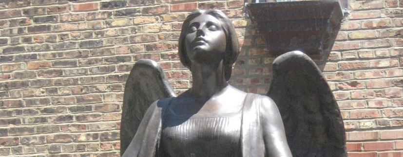 Shaler Memorial Angel at the University of Chicago