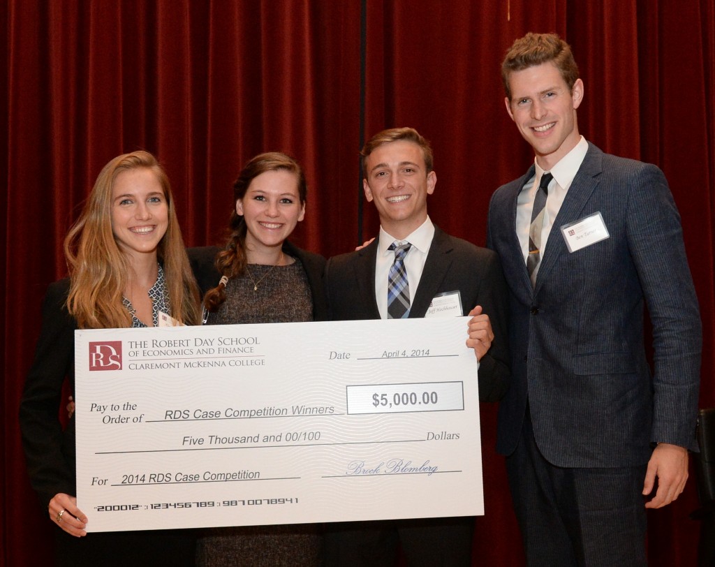Robert Day Scholars case competition winners