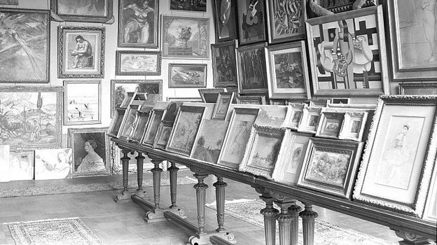 Art stolen from the Jeu de Paume museum in Paris by the Nazis during World War II. (Photo courtesy of Archives des Musees Nationaux a Paris.)