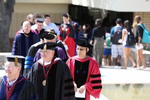 faculty in processional