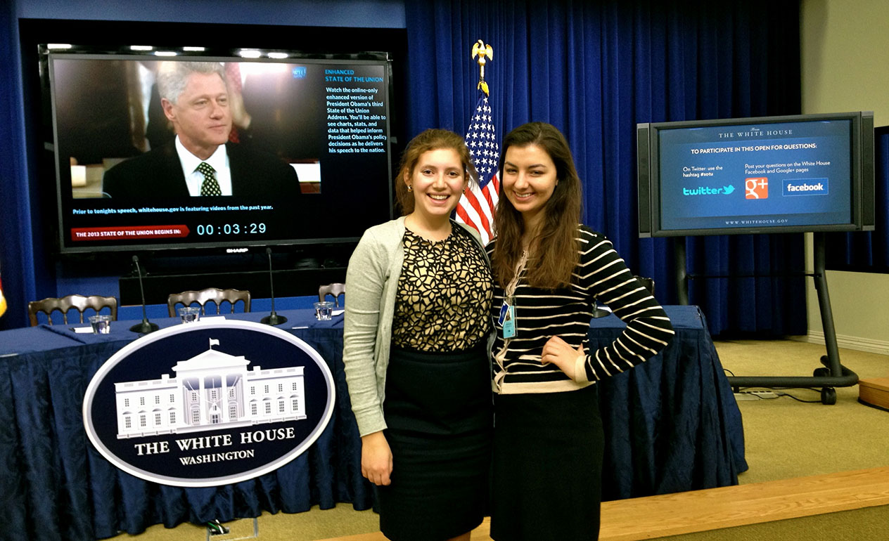 Students in the Washington program