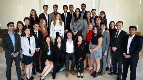 Members of CMC’s 2019-2020 Model United Nations team