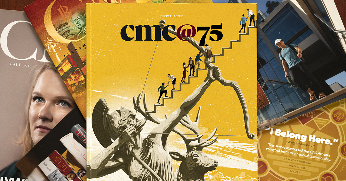 Photo collage of various CMC Magazine covers