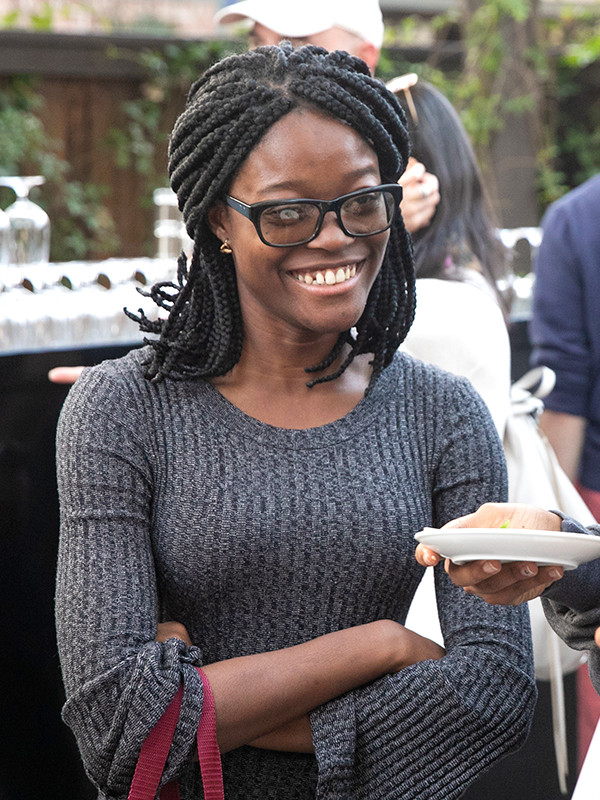 Dorcas Saka '22 pictured at 2020 Family Weekend.