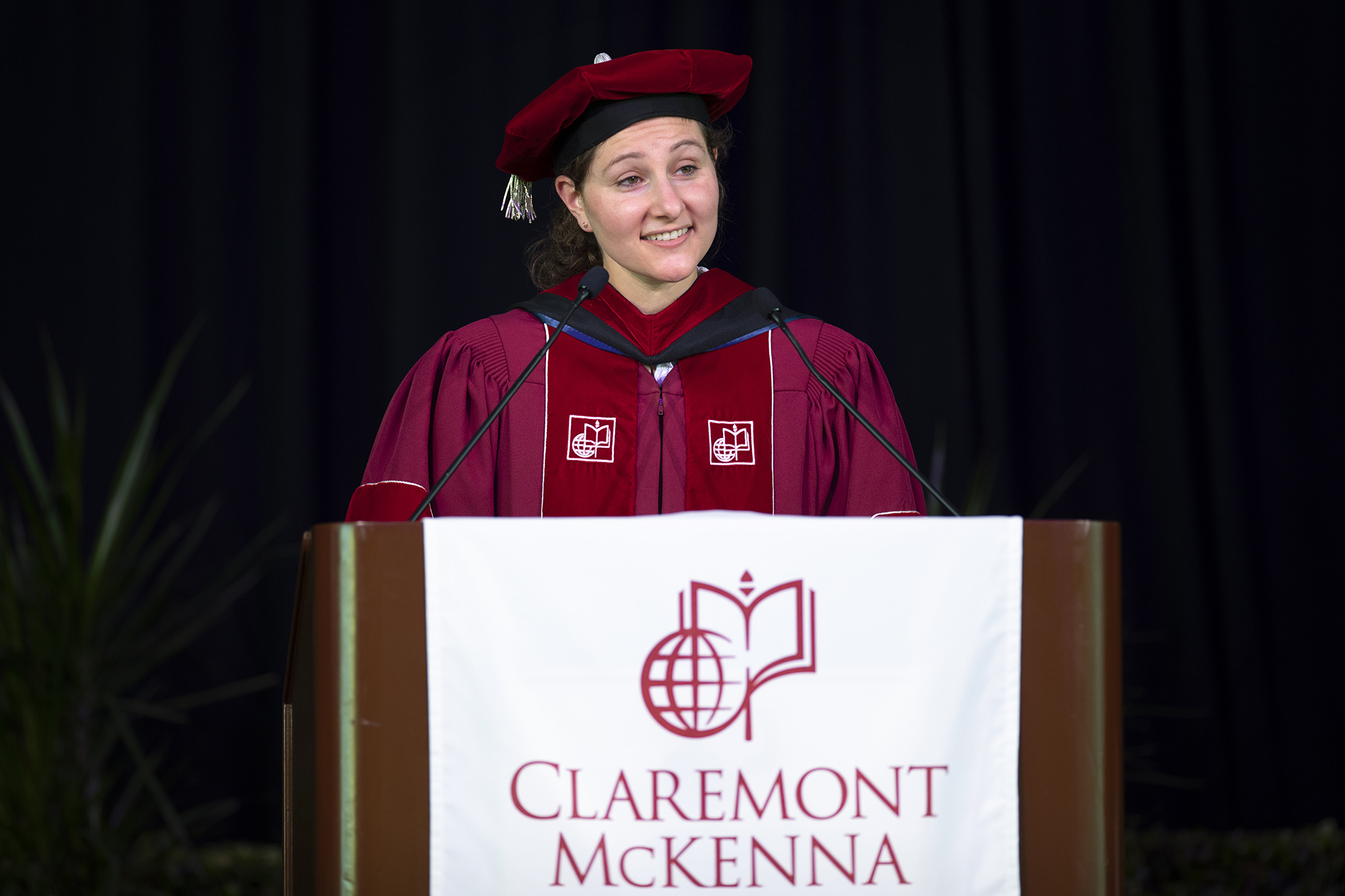 Rabbi Hannah Elkin, Jewish Chaplain, The Claremont Colleges, speaks at CMC's 2022 Commencement.