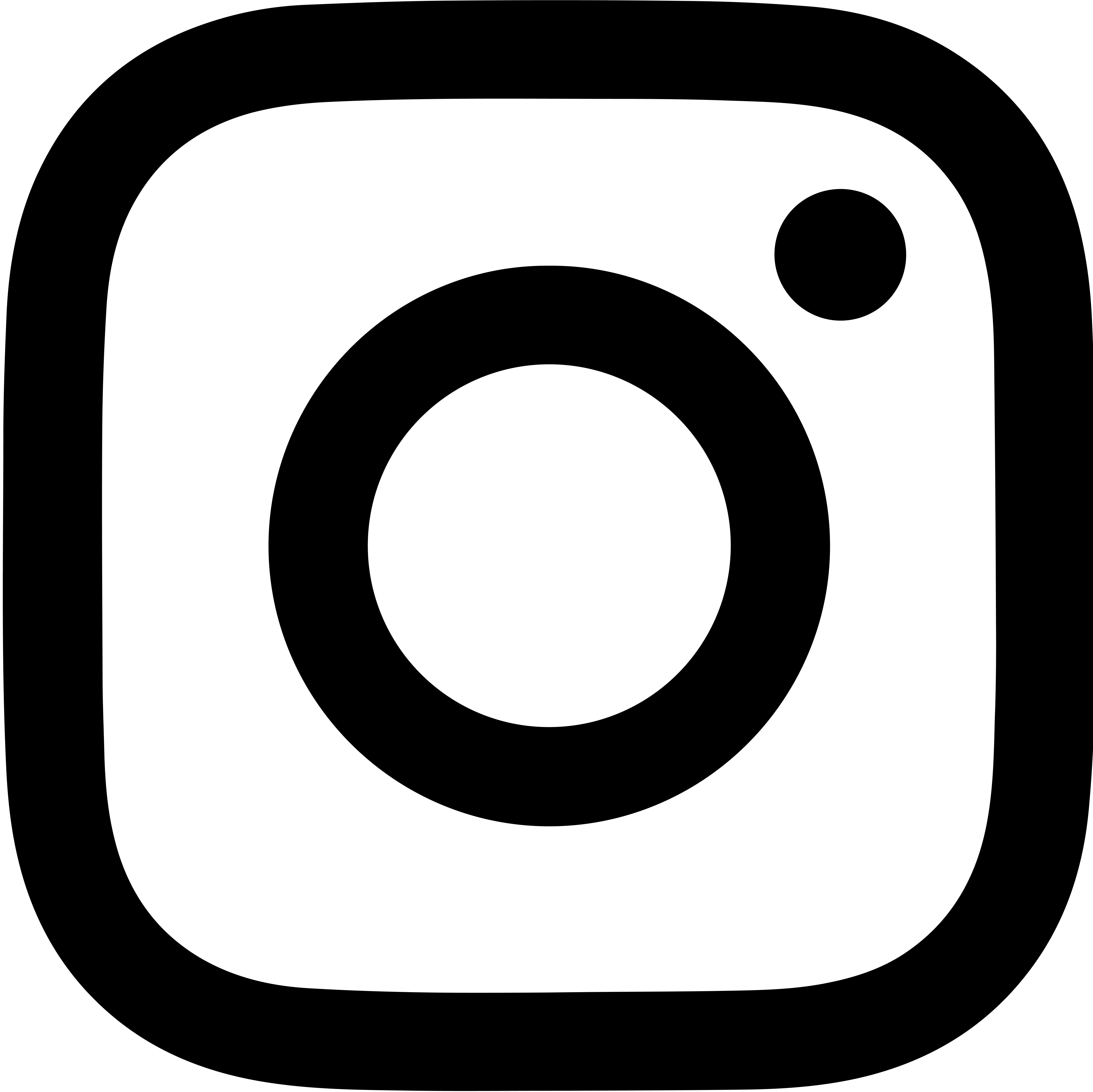 Instagram's black glyph logo