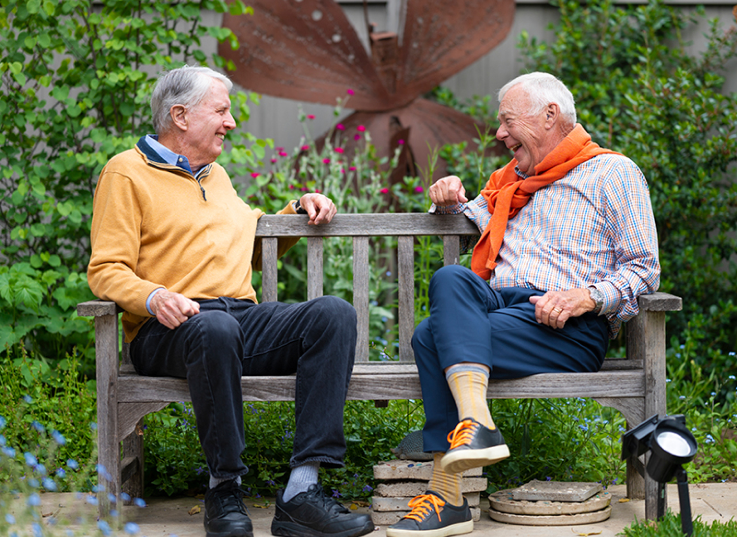 Bob McCrary ’58 P’92 and John Poer ’58 P’90