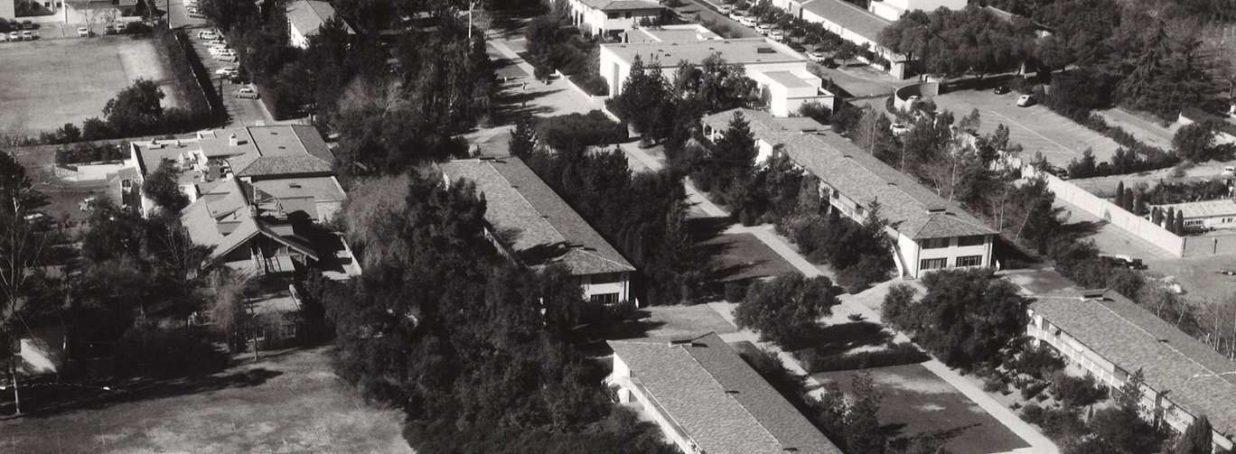 Aerial shot of Pomona circa 1960-61