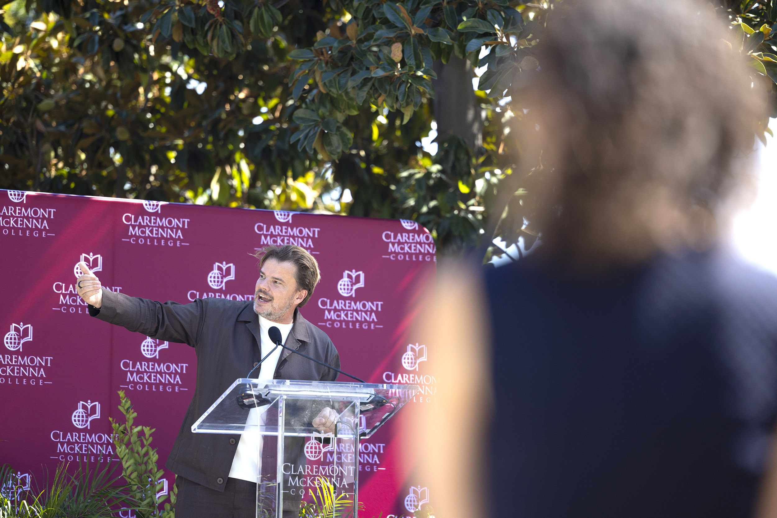 Bjarke Ingels, lead architect of the Robert Day Sciences Center, at Groundbreaking Event.