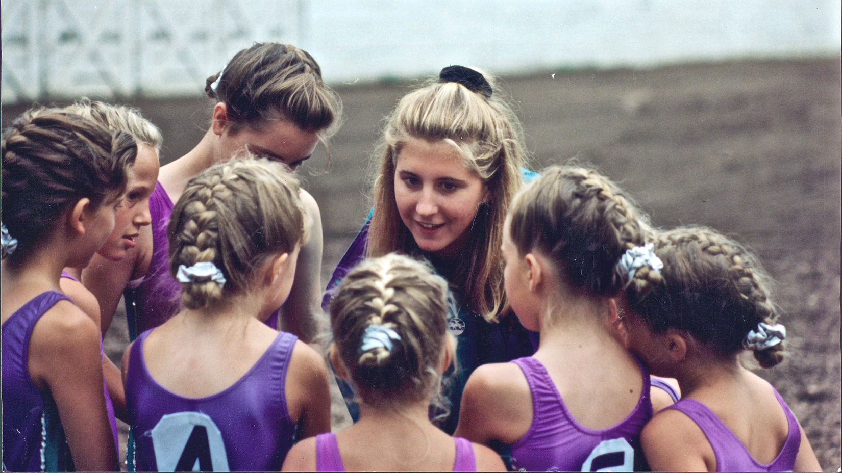 Isabelle Bibbler Parker '96 with students.