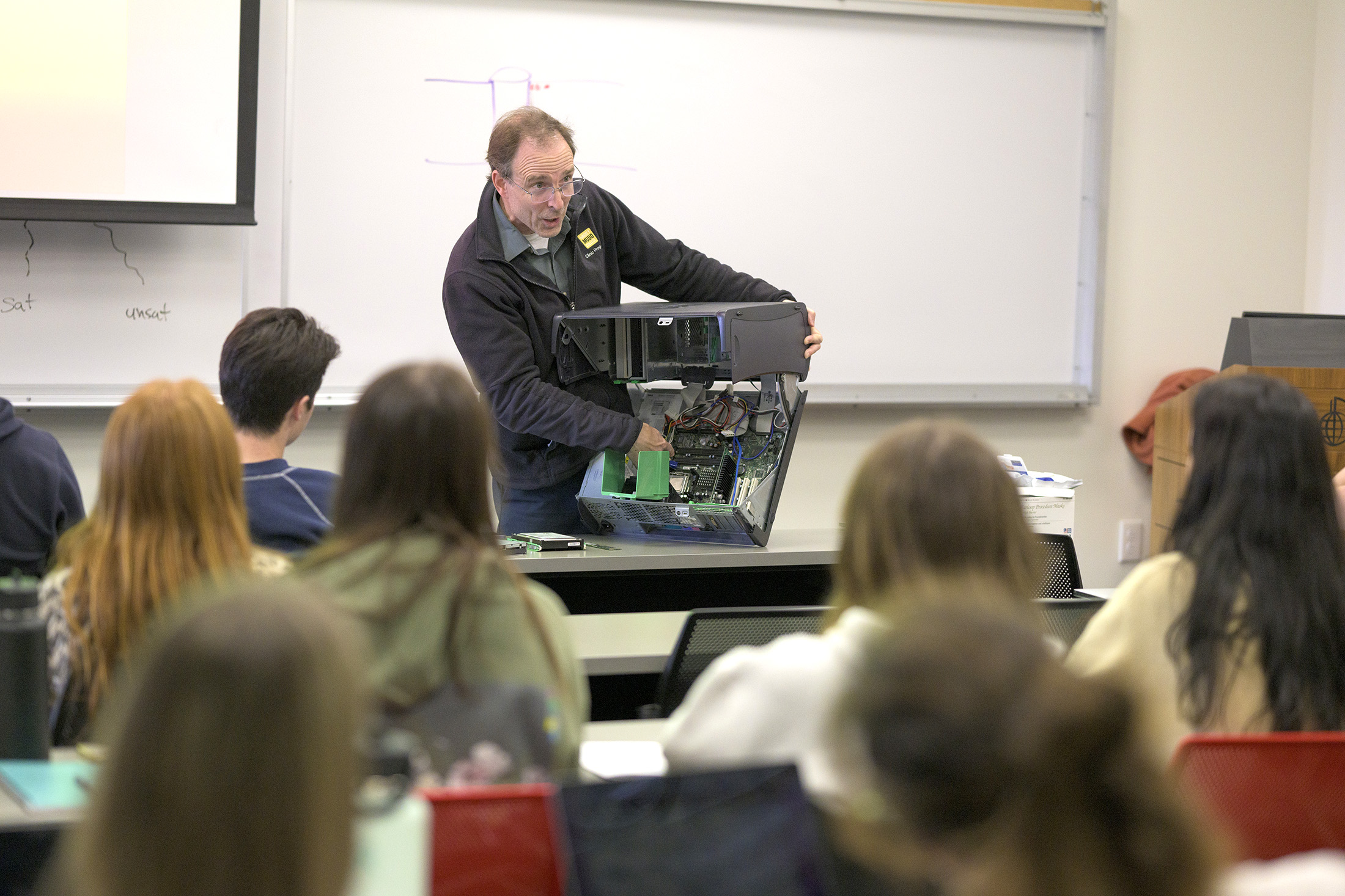 The inaugural class for the new Kravis Center of Integrated Science program..