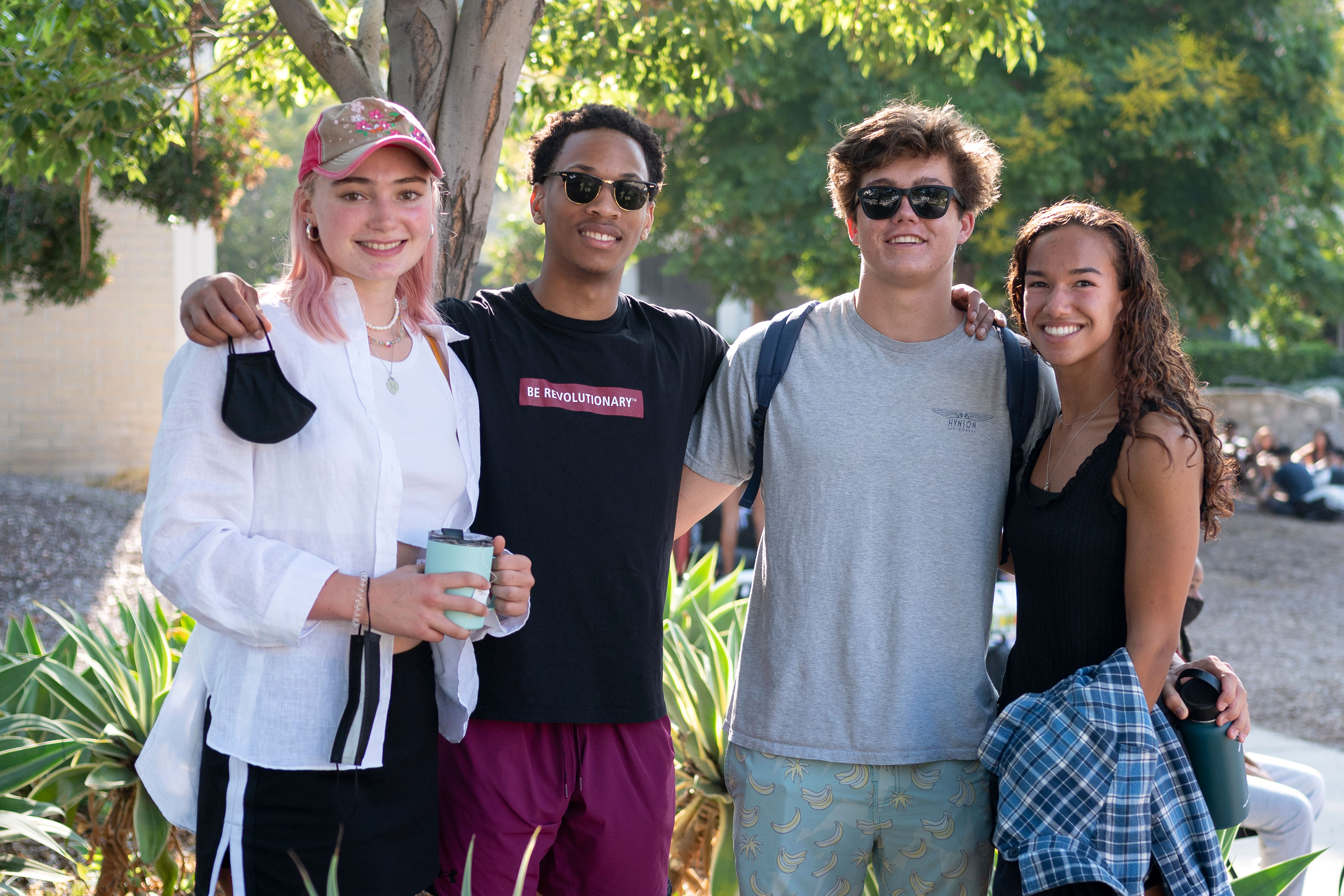 A group of students at a sophomore event.