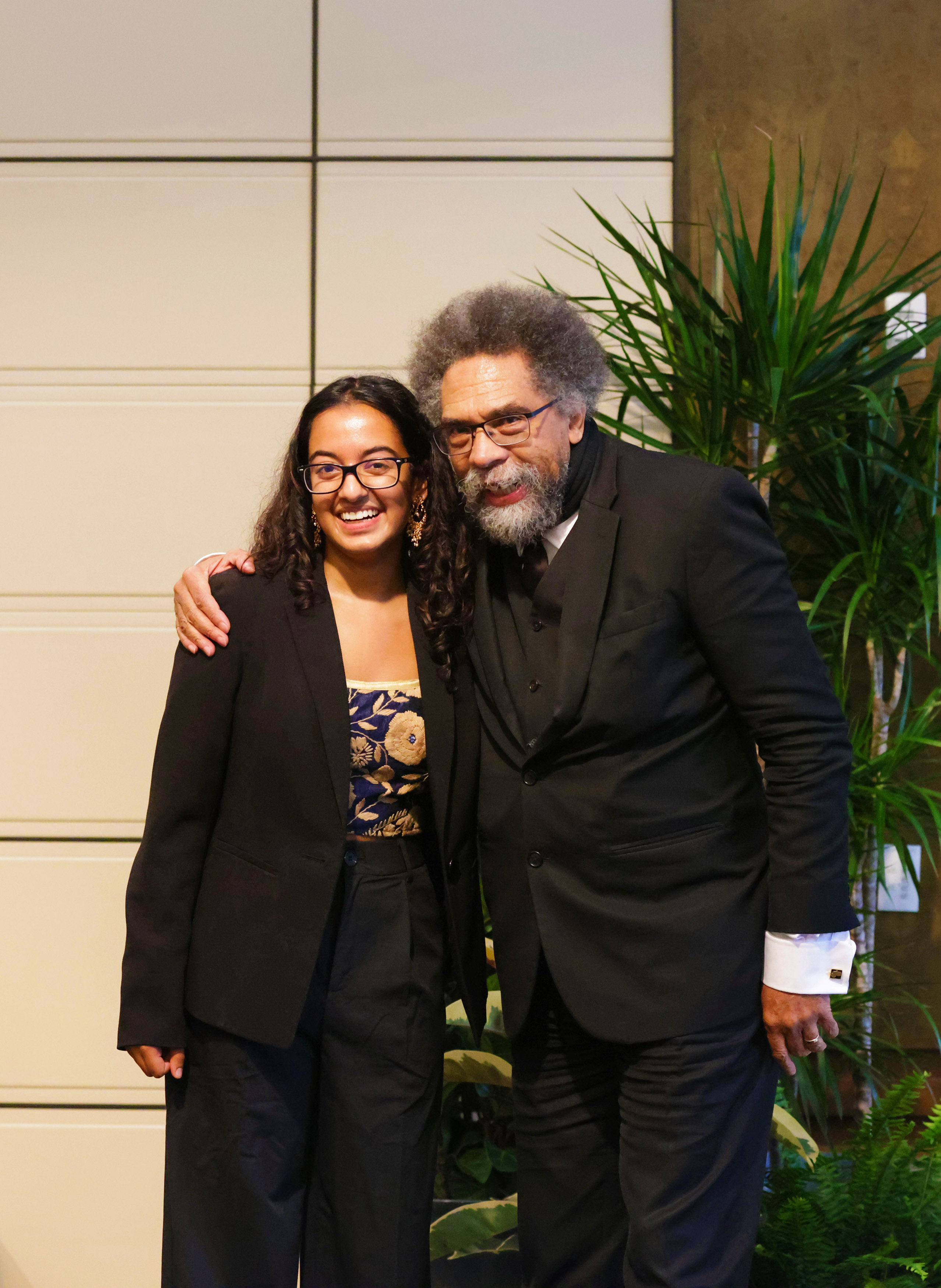 Philosopher and professor Cornel West speaking at the Ath.