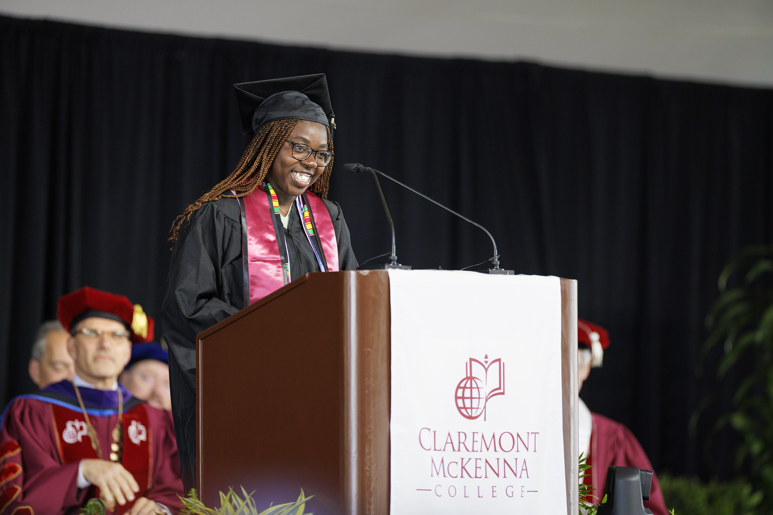 Annette Njei ’23, president of CMC’s Black Student Association.