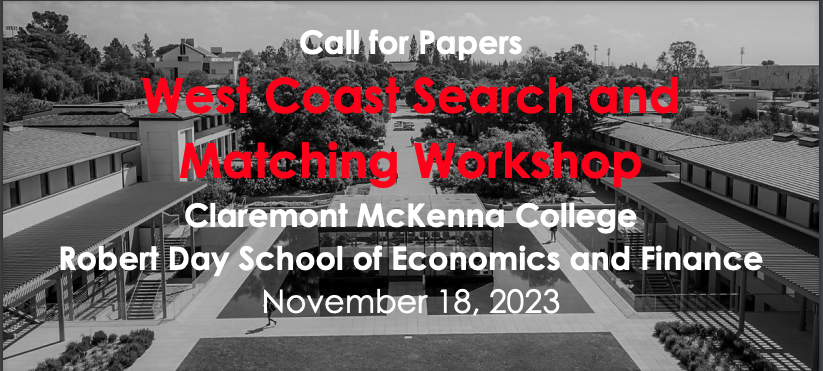 West Coast Search and Matching Workshop