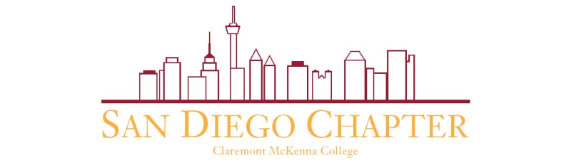 The San Diego Alumni Chapter logo for Claremont McKenna College.