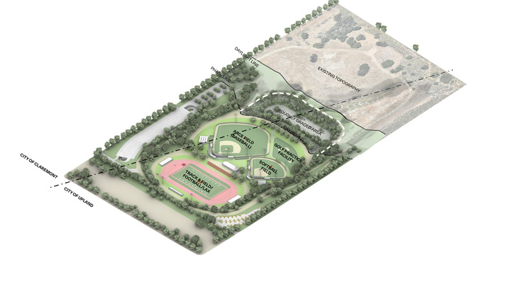 Phase One of the Roberts Campus Sports Bowl.