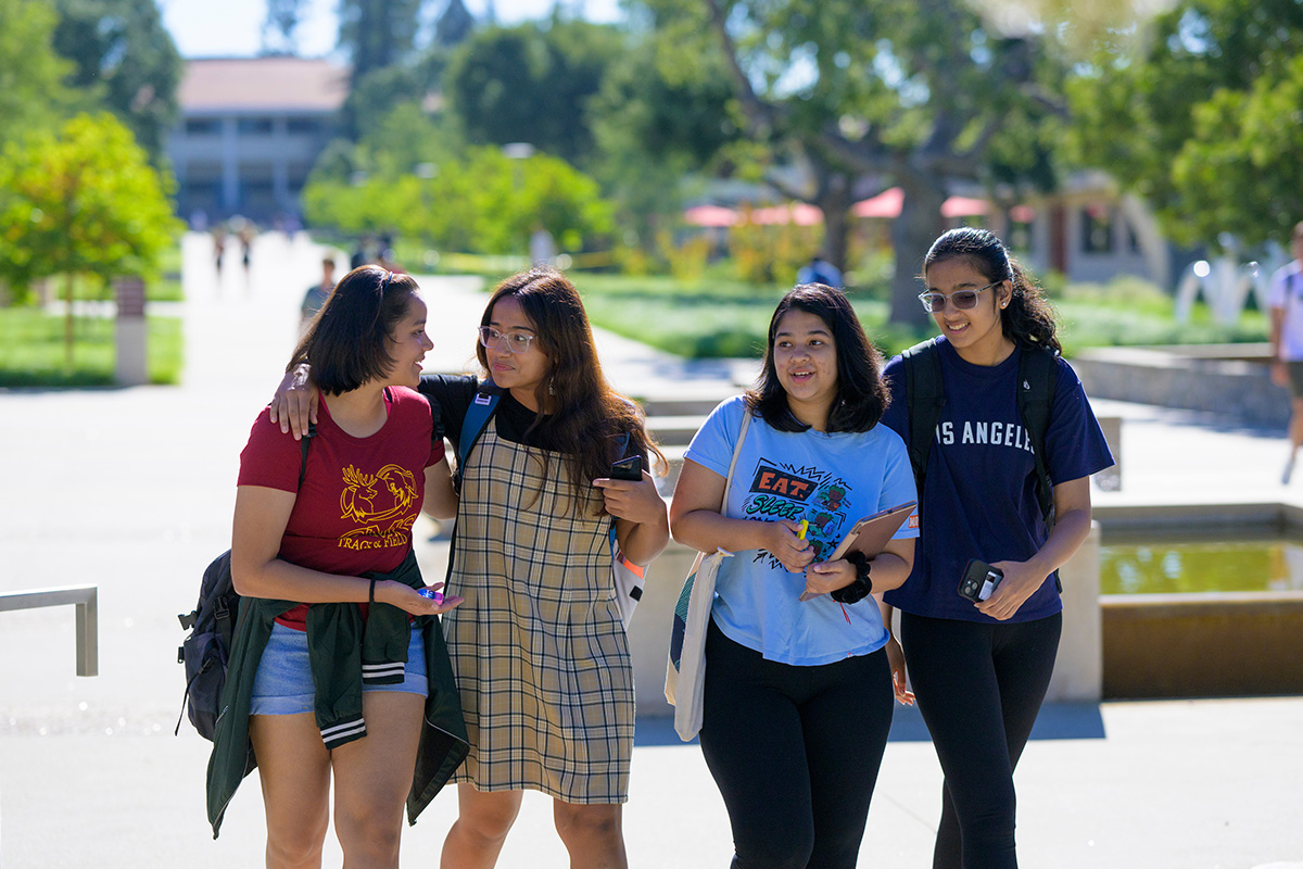 A group of four students.