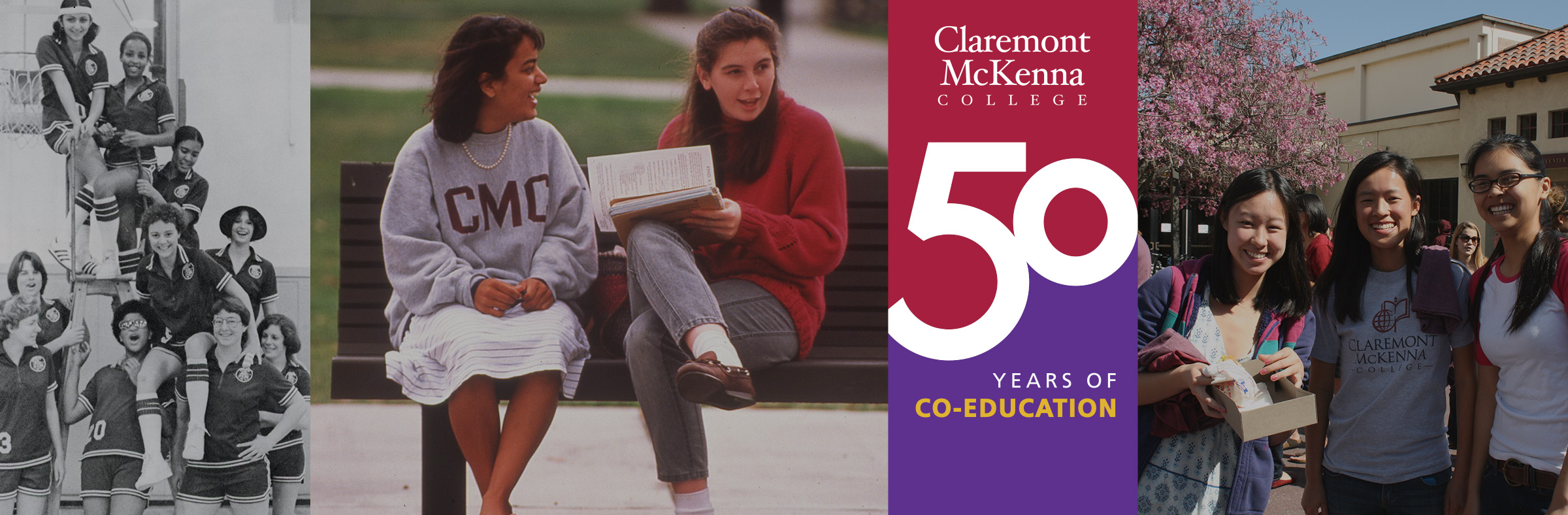 Collage showing students throughout the years.