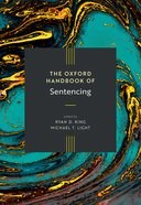 Cover of the book, The Oxford Handbook of Sentencing, 2026