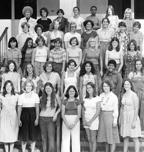 The first female class after Claremont McKenna transitioned to co-education.
