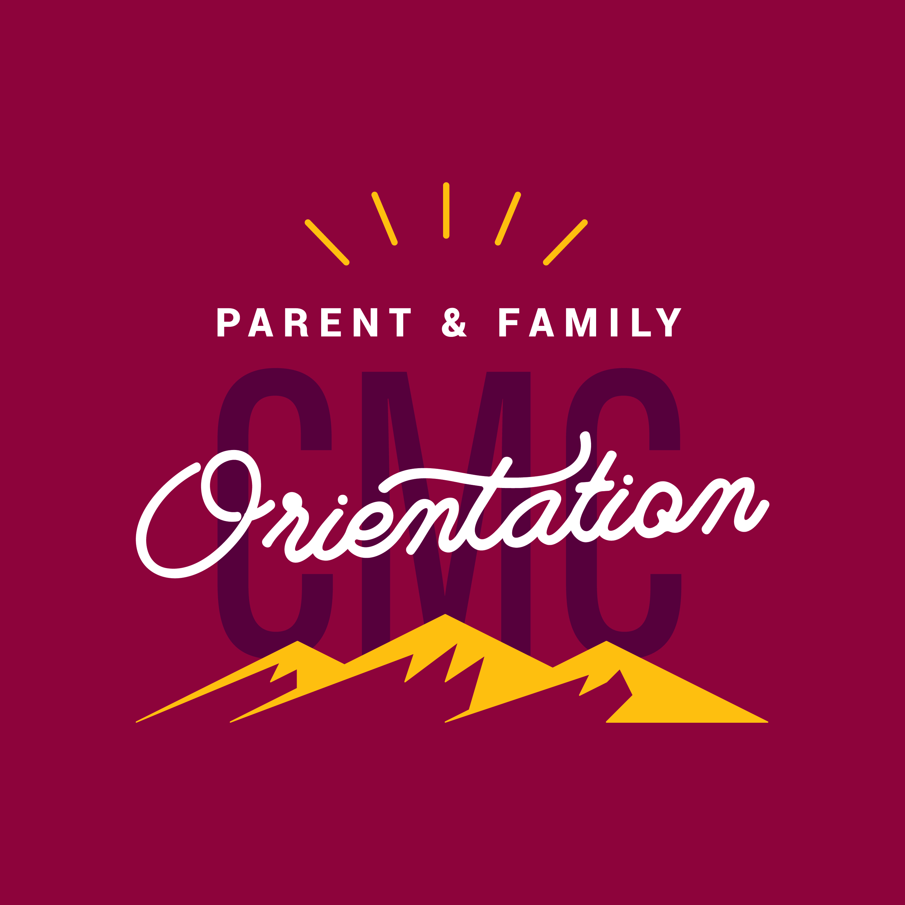 Parent and Family Orientation Logo