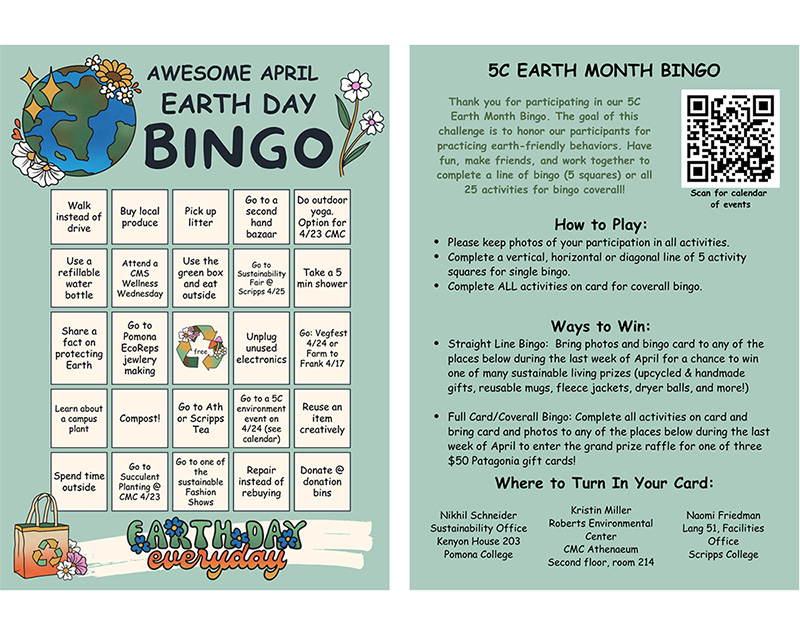 Roberts Environmental Center bingo.
