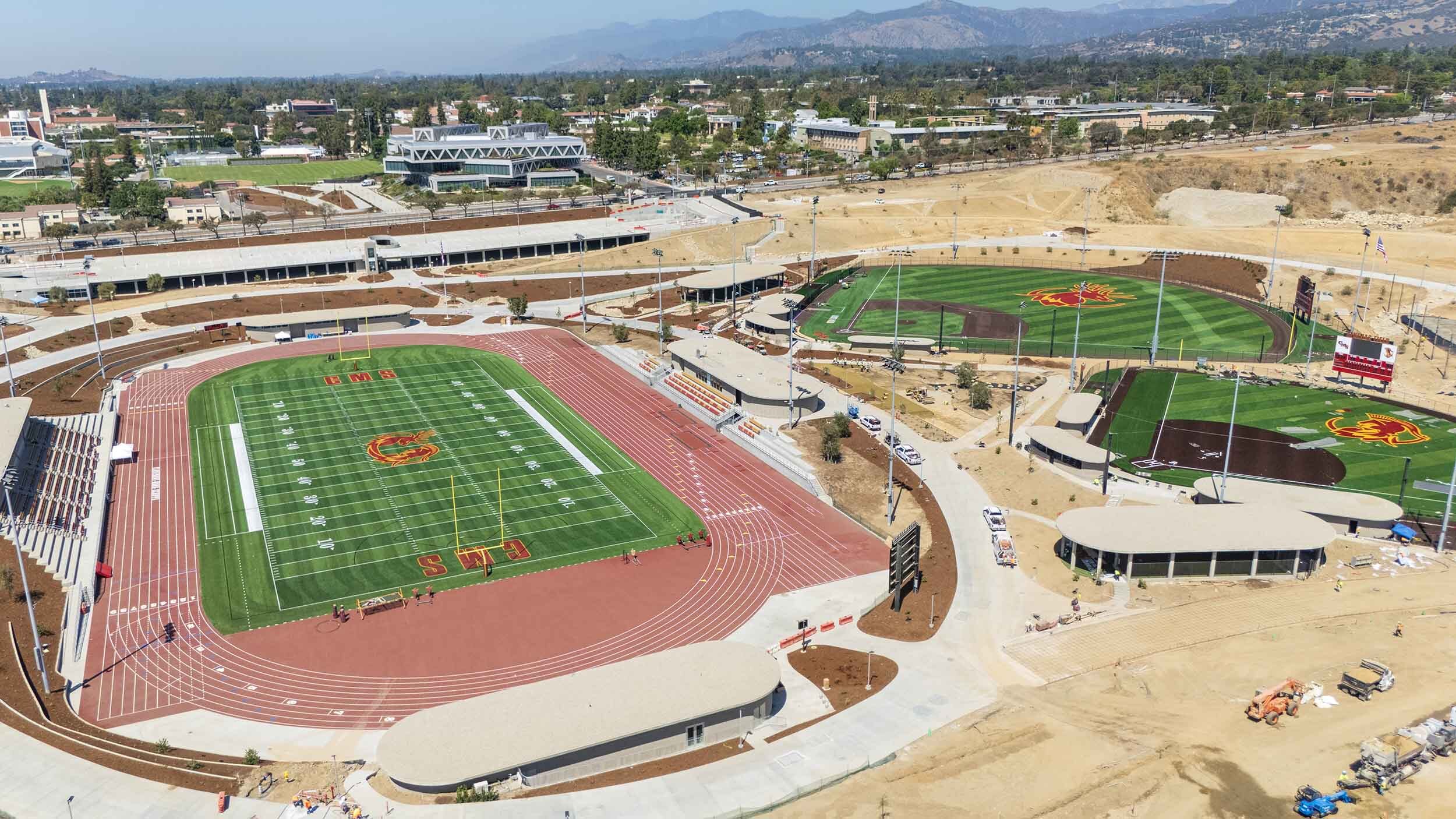 Aerial view of the Sports Bowl.