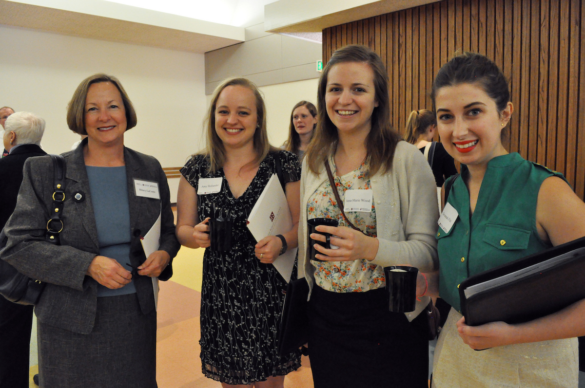 A group of workshop participants smiling at WLA's 2013 conference.