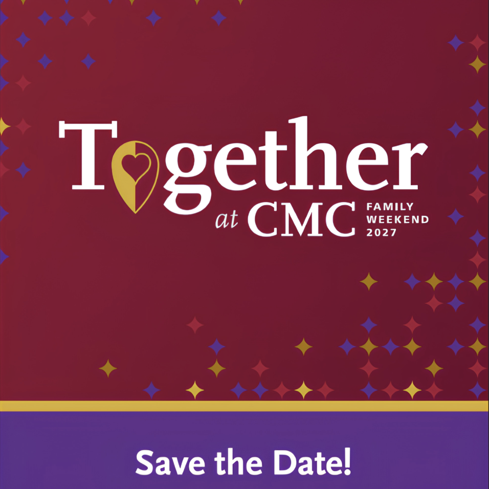 Family Weekend 2027 Logo, "Together at CMC"