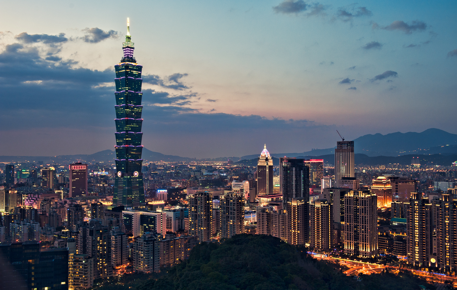 Taipei City skyline