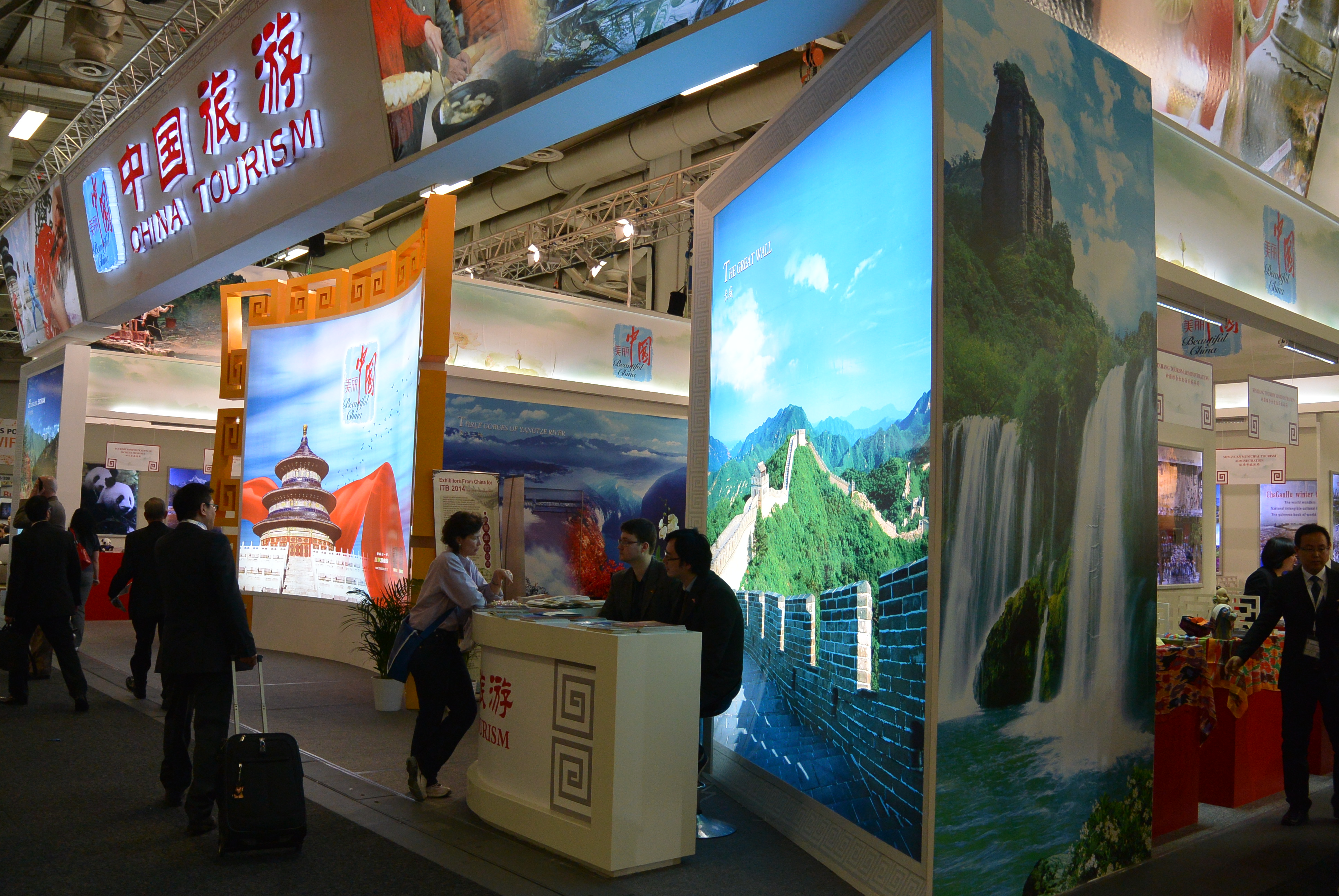 Chinese tourism booth