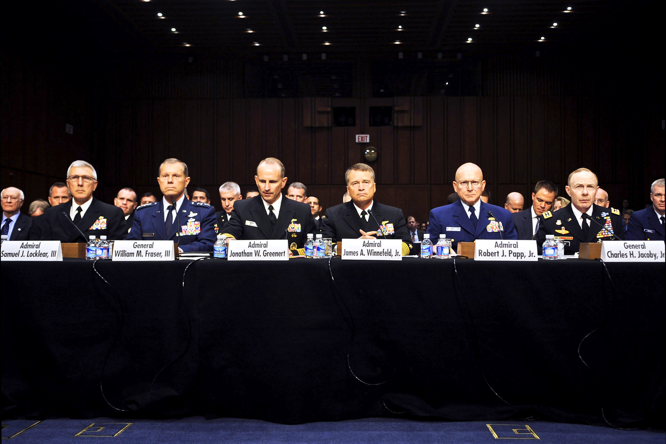 U.S. Northern Command as they testify on the Law of the Sea before the Senate Foreign Relations Committee in Washington, D.C.