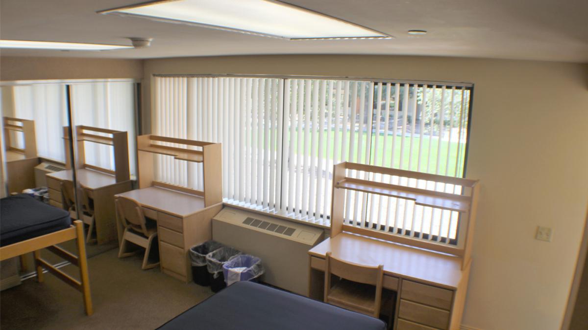 Interior of double room in Boswell