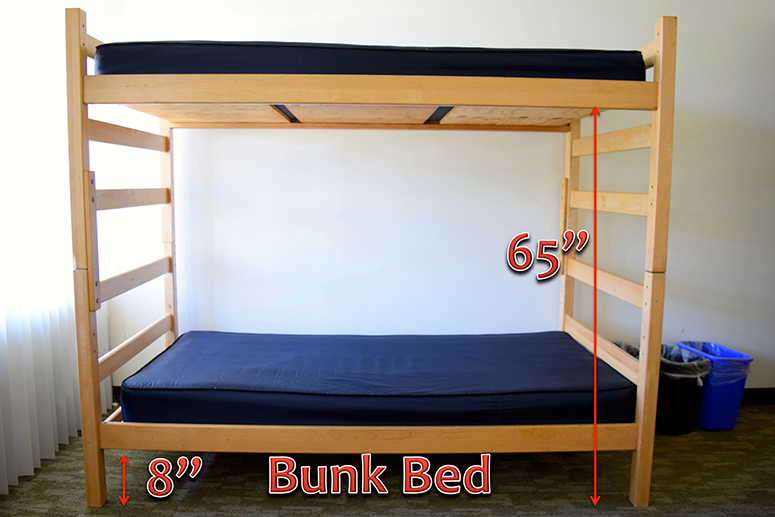 Bed Heights And Furnishings Claremont Mckenna College Bunk Bed Setup
