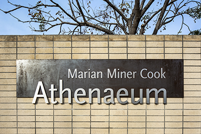 Athenaeum sign