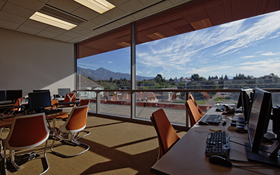 Computer room, fourth floor