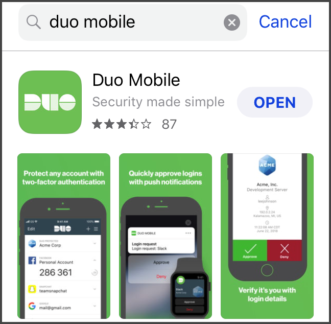 Duo - Setup Smartphone Device | Claremont Mckenna College