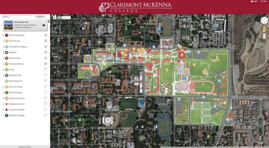 College Launches New 3d Interactive Campus Map Claremont Mckenna