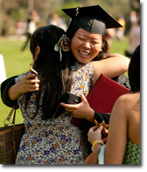 Student from CMC's graduating class of 2009