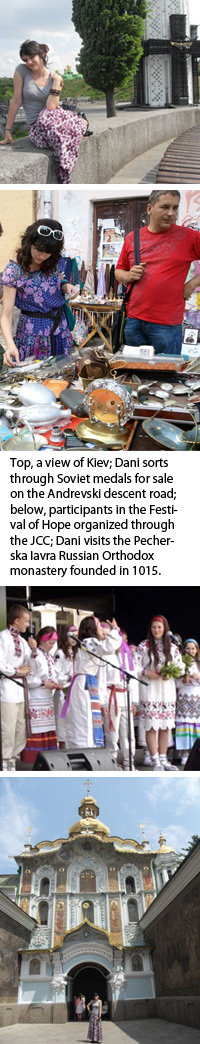 photos of Daniela Spencer on her return to struggling jewish community center where she was born