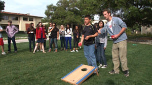 Claremont Autism Center holding an activity for students