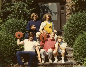 Chodosh (far right) with his three older brothers and older sister, circa 1970.