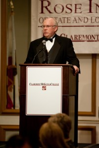 Dave Huntoon, at a recent Rose Institute dinner event