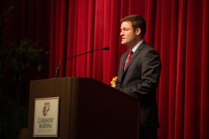 ASCMC president Benjamin Tillotson '15