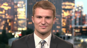 Lucas Agnew '15 on MSNBC, April  6.