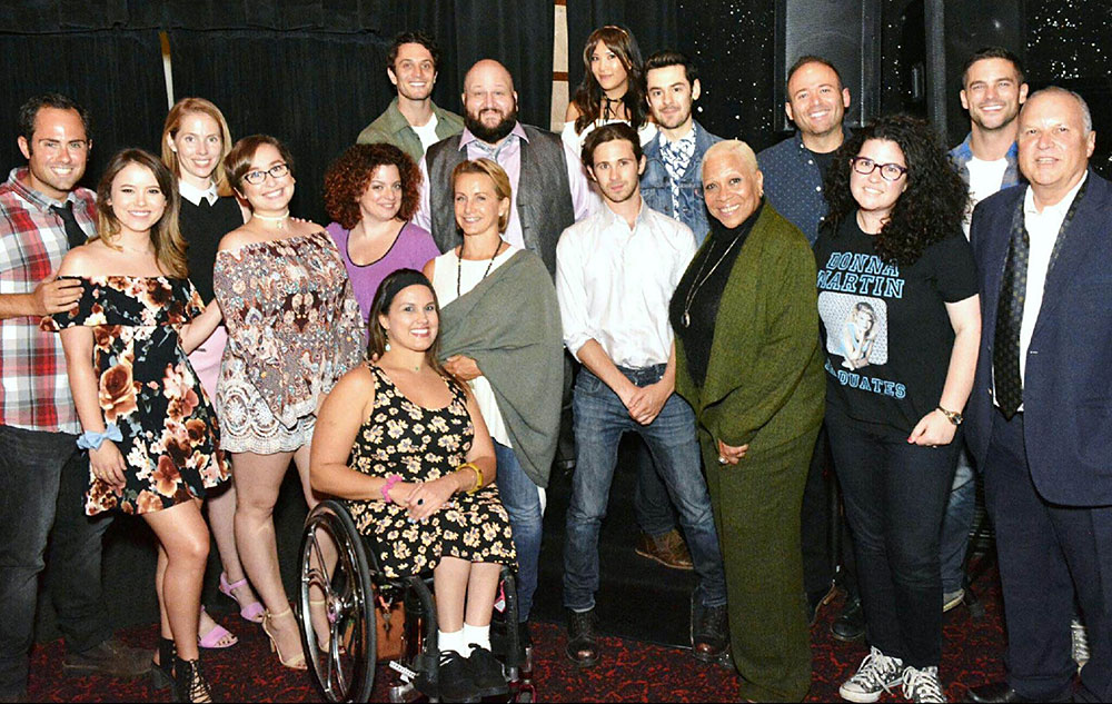 The cast and crew of the "Donna Martin Graduates" live read.