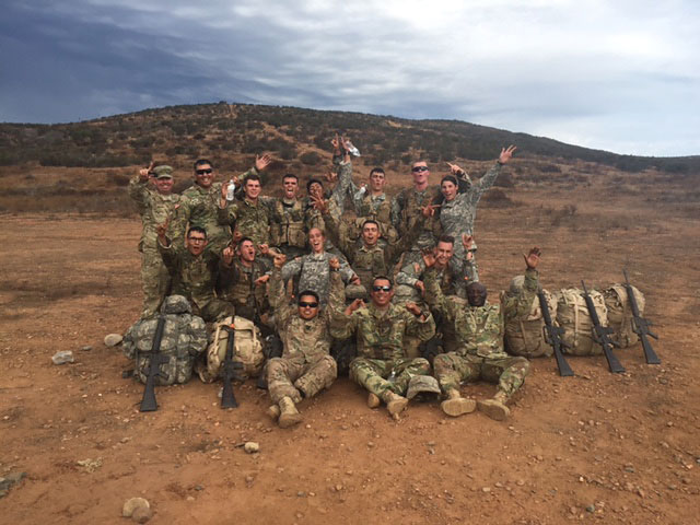 CMC ROTC members